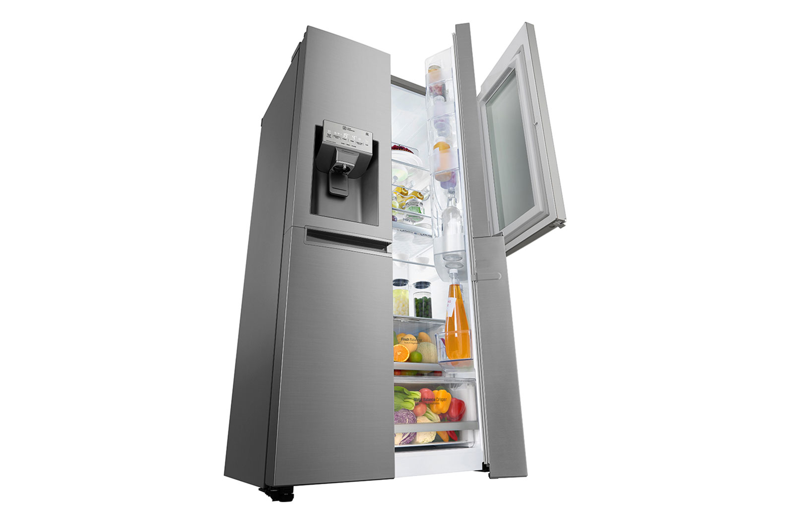 LG GSI960PZAZ side-by-side køle-fryseskab Fritstående 625 L F Rustfrit stål